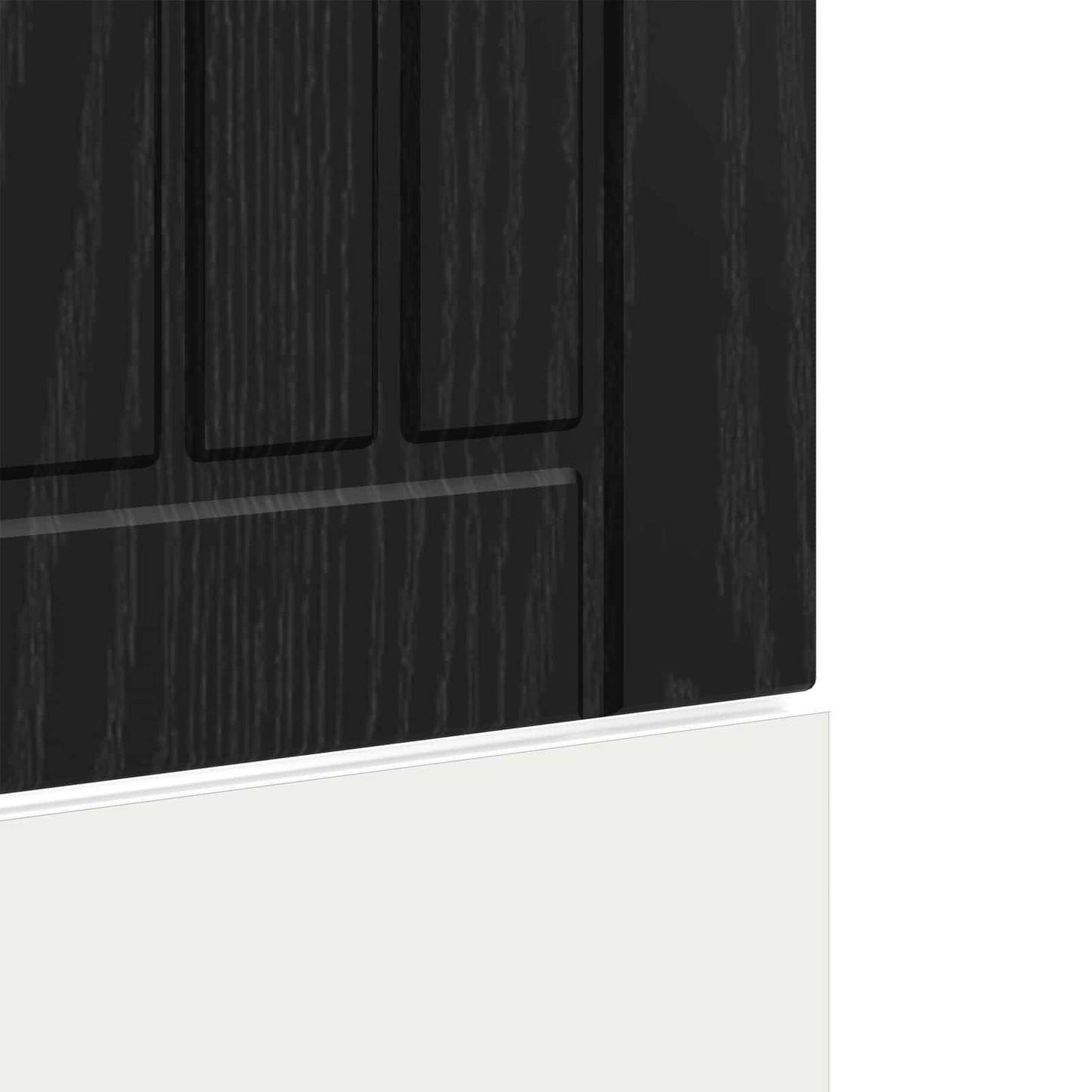 Pannello lavastoviglie Lucca Rovere Nero 45 x 1,5 x 57 cm | homemem39