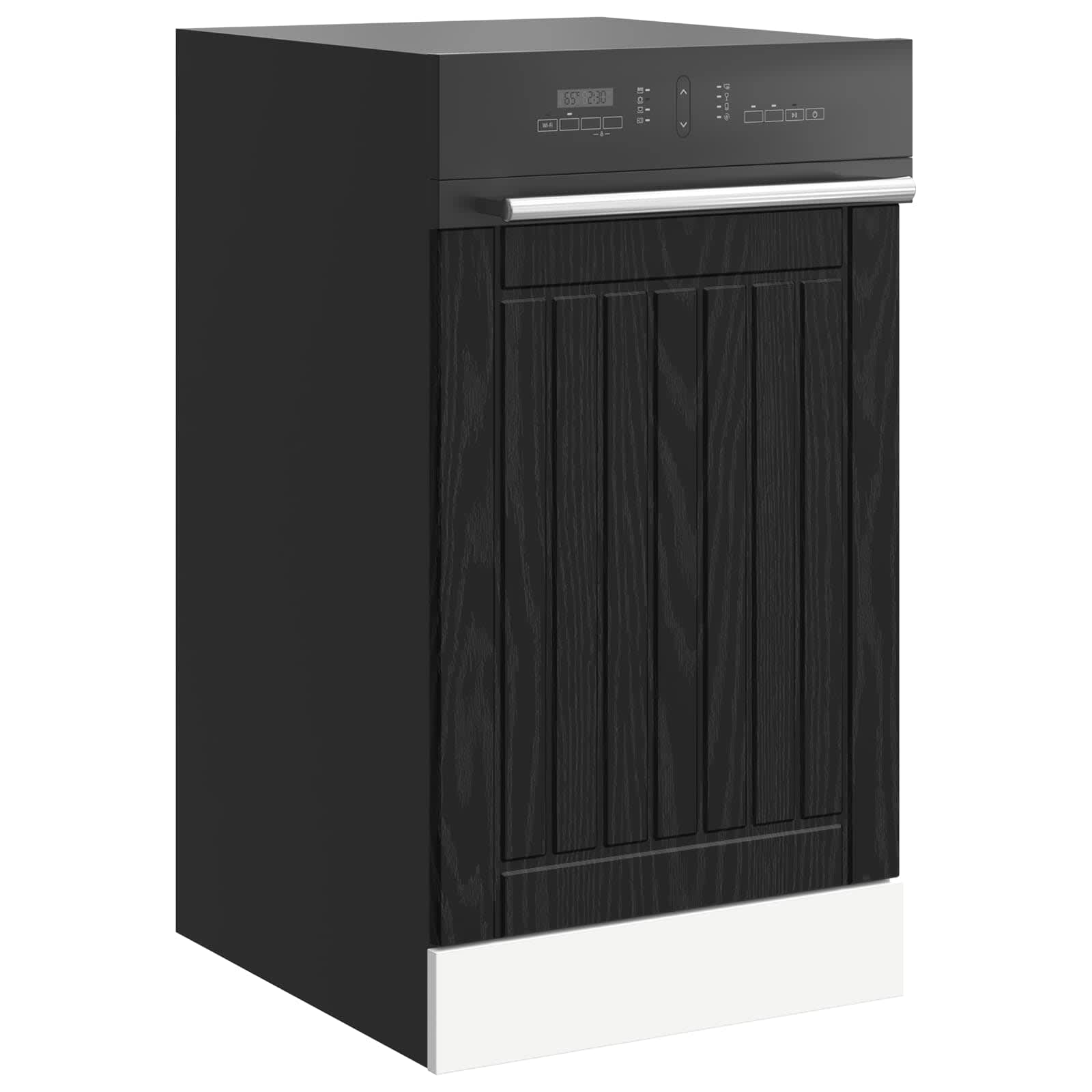 Pannello lavastoviglie Lucca Rovere Nero 45 x 1,5 x 57 cm | homemem39