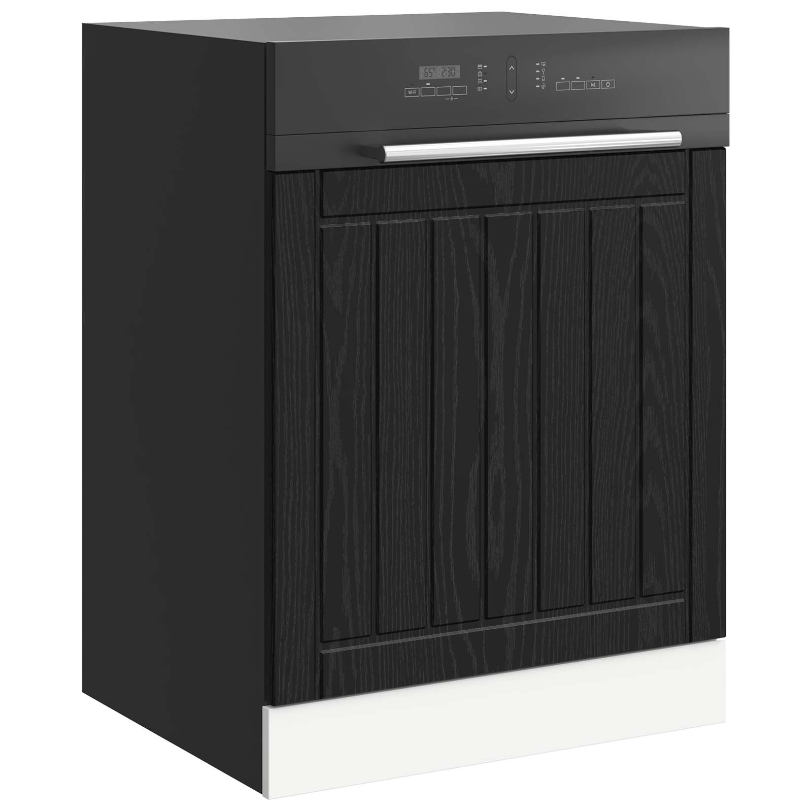 Pannello lavastoviglie Lucca Rovere Nero 60 x 1,5 x 57 cm | homemem39