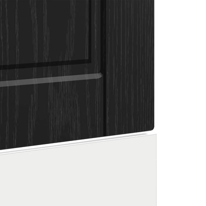 Pannello lavastoviglie PORTO Rovere Nero 45 x 1,5 x 57 cm