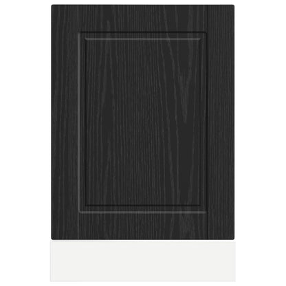 Pannello lavastoviglie PORTO Rovere Nero 45 x 1,5 x 57 cm