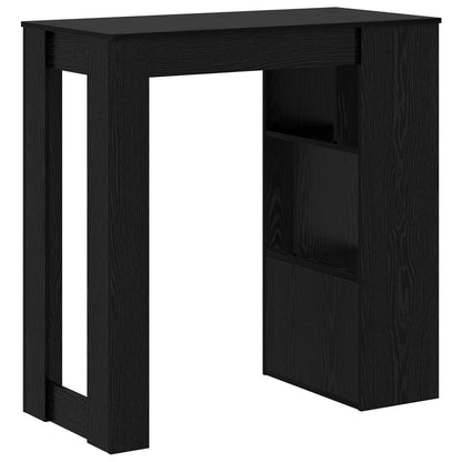 Tavolo da bar Rovere Nero 102 x 50 x 103,5 cm Legno multistrato