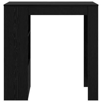 Tavolo da bar Rovere Nero 102 x 50 x 103,5 cm Legno multistrato