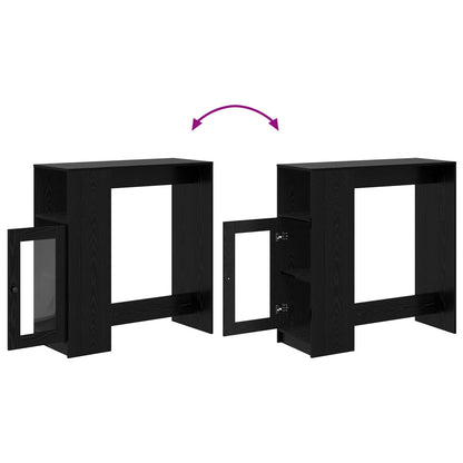 Tavolo da bar Rovere Nero 101 x 40 x 103,5 cm Legno multistrato