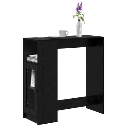 Tavolo da bar Rovere Nero 101 x 40 x 103,5 cm Legno multistrato