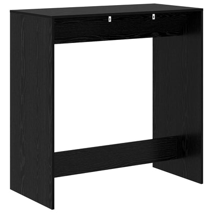 Tavolo da bar Rovere Nero 102 x 50 x 103,5 cm Legno multistrato