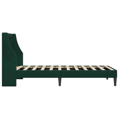 Struttura del letto Verde Scuro 80 x 200 cm Velluto | homemem39