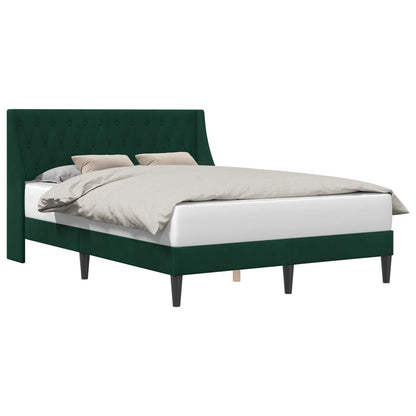 Struttura del letto Verde Scuro 120 x 200 cm Velluto | homemem39