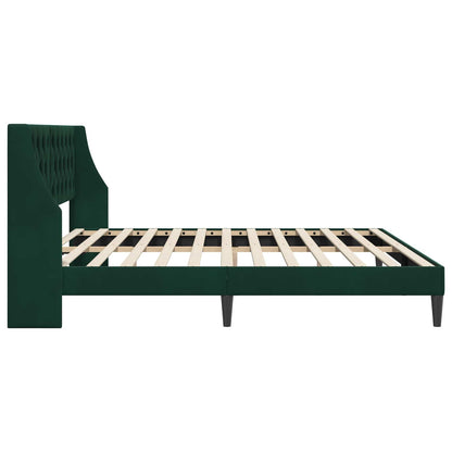 Struttura del letto Verde Scuro 180 x 200 cm Velluto | homemem39
