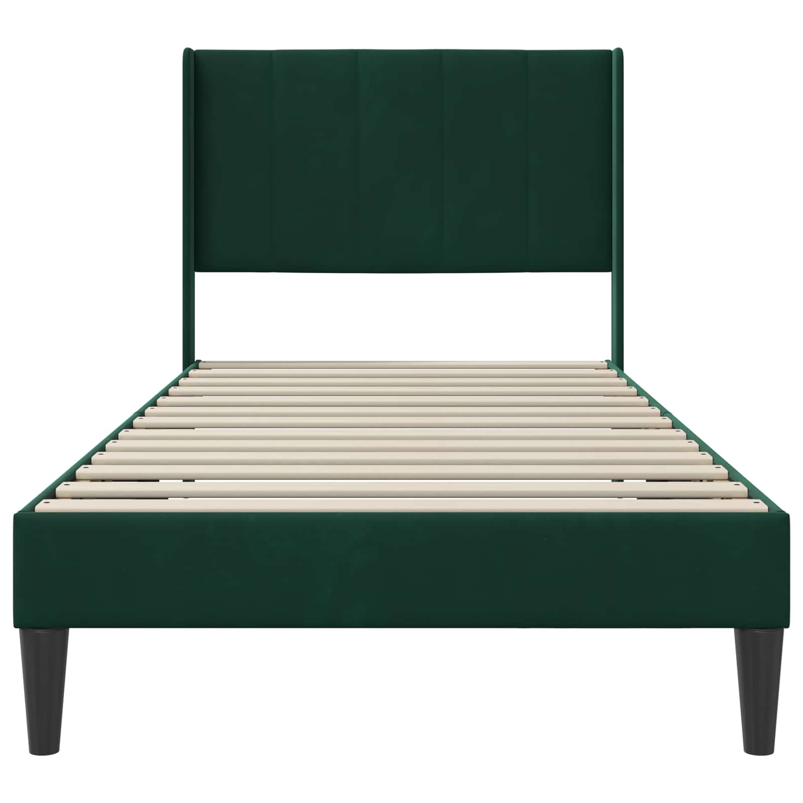 Struttura del letto Verde Scuro 90 x 200 cm Velluto | homemem39