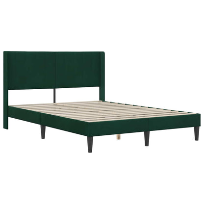 Struttura del letto Verde Scuro 120 x 190 cm Velluto | homemem39