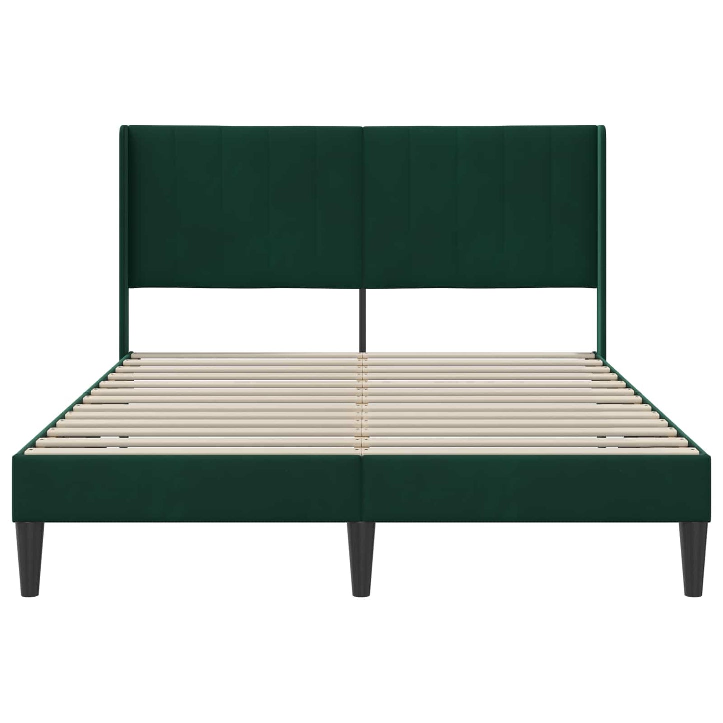 Struttura del letto Verde Scuro 120 x 190 cm Velluto | homemem39