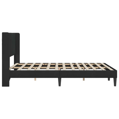 Struttura del letto con testiera Nero 120 x 190 cm Velluto | homemem39