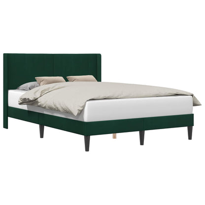 Struttura del letto Verde Scuro 120 x 200 cm Velluto | homemem39