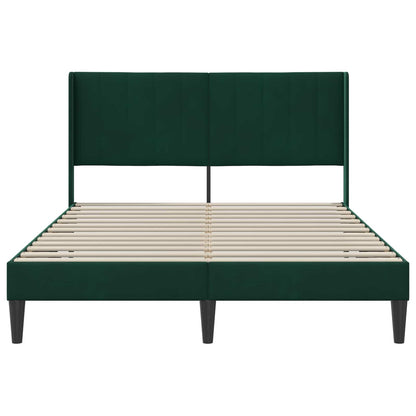 Struttura del letto Verde Scuro 120 x 200 cm Velluto | homemem39