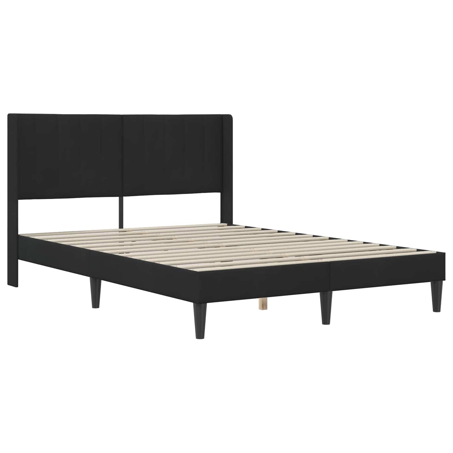 Struttura del letto con testiera Nero 120 x 200 cm Velluto | homemem39