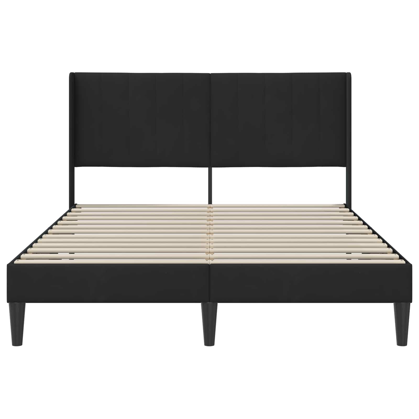 Struttura del letto con testiera Nero 120 x 200 cm Velluto | homemem39