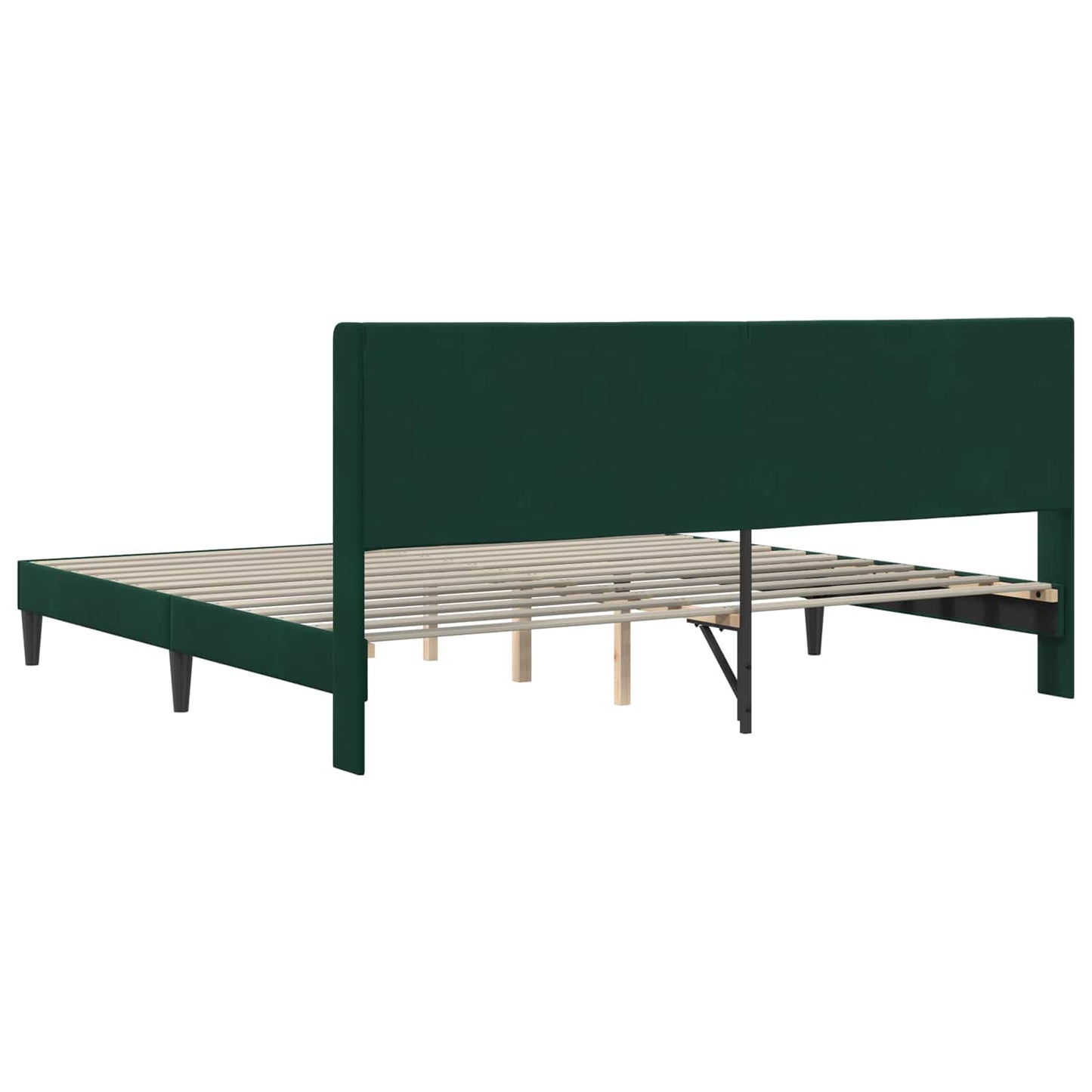 Struttura del letto Verde Scuro 180 x 200 cm Velluto | homemem39