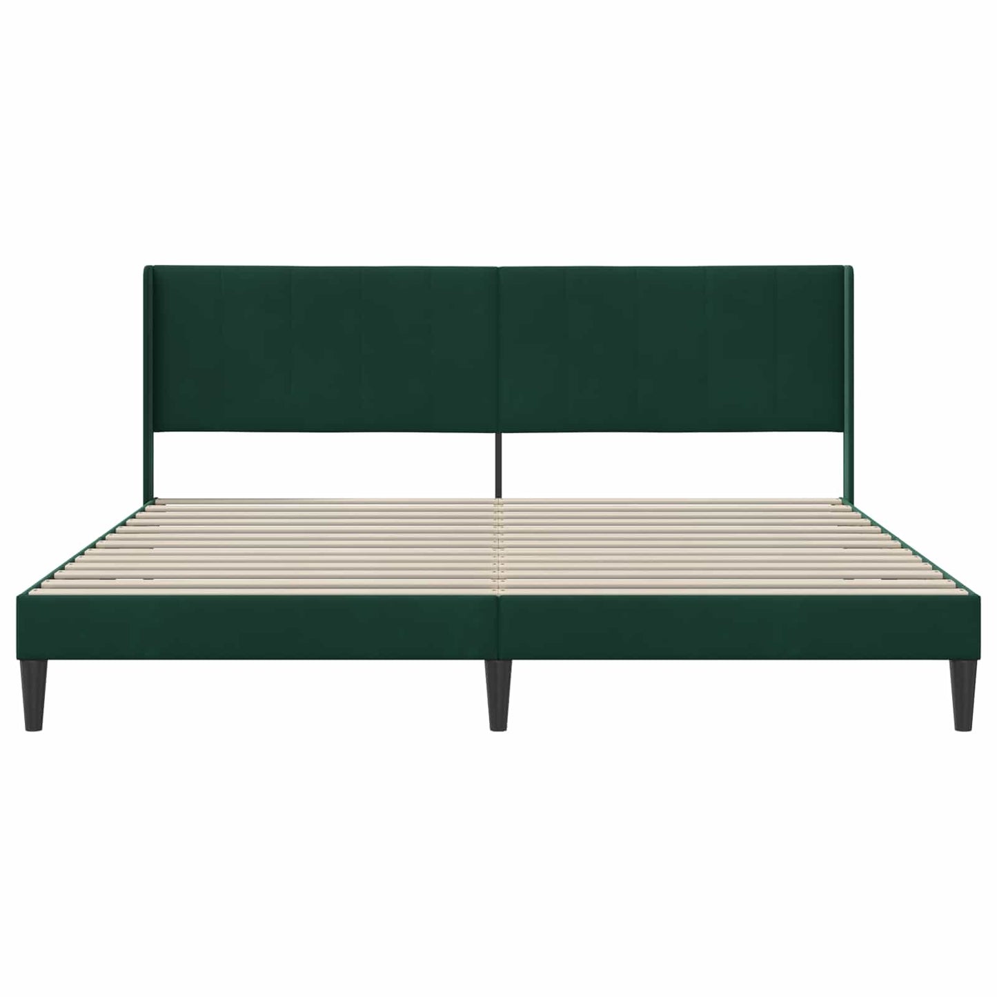 Struttura del letto Verde Scuro 180 x 200 cm Velluto | homemem39