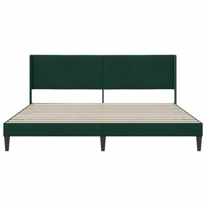 Struttura del letto Verde Scuro 180 x 200 cm Velluto | homemem39