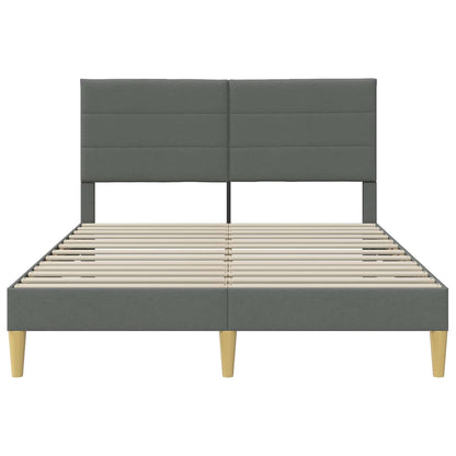 Struttura del letto Grigio Scuro 120 x 190 cm Tessuto | homemem39