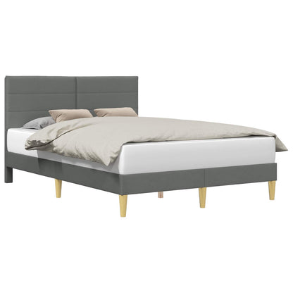 Struttura del letto Grigio Scuro 120 x 200 cm Tessuto | homemem39