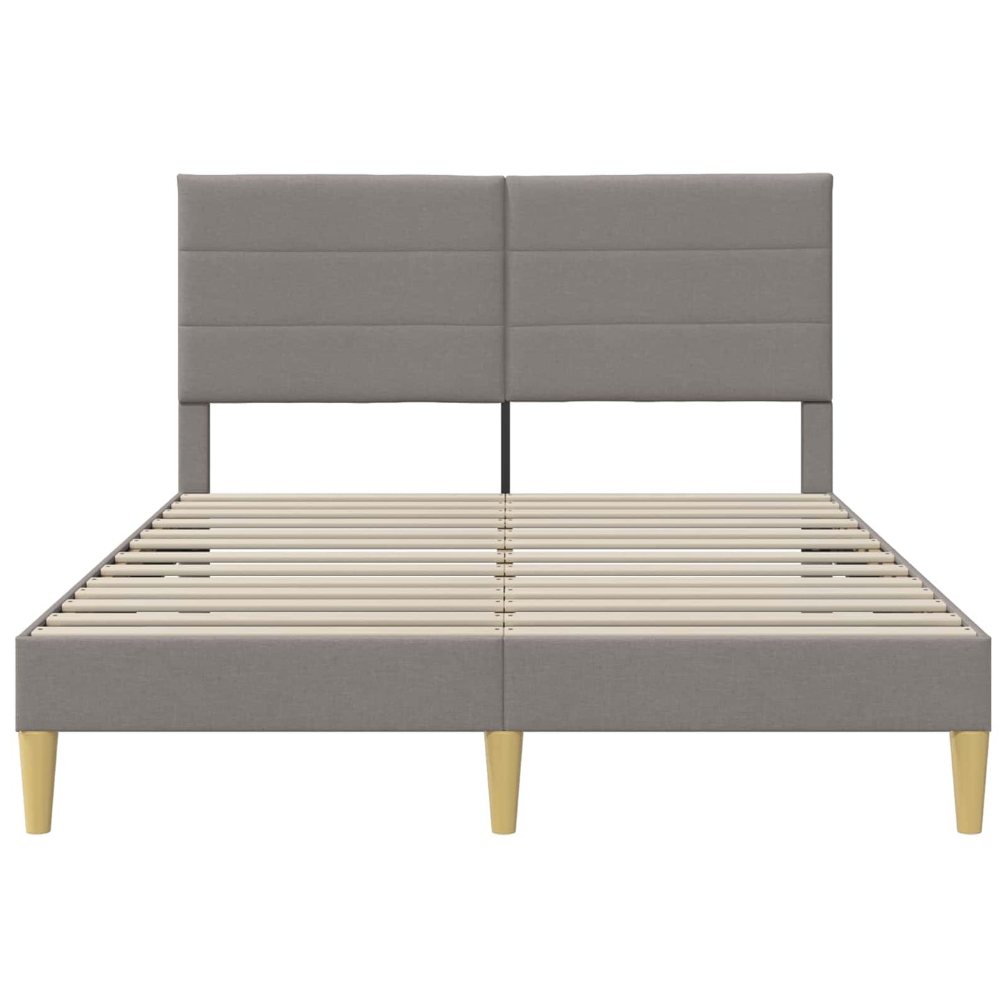 Struttura del letto con testiera Tortora 120 x 200 cm Tessuto | homemem39