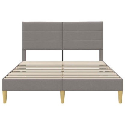 Struttura del letto con testiera Tortora 120 x 200 cm Tessuto | homemem39