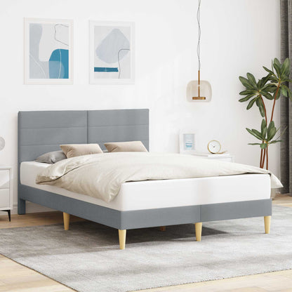Struttura del letto Grigio Chiaro 160 x 200 cm Tessuto | homemem39