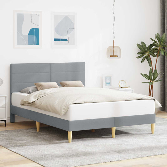 Struttura del letto Grigio Chiaro 160 x 200 cm Tessuto | homemem39
