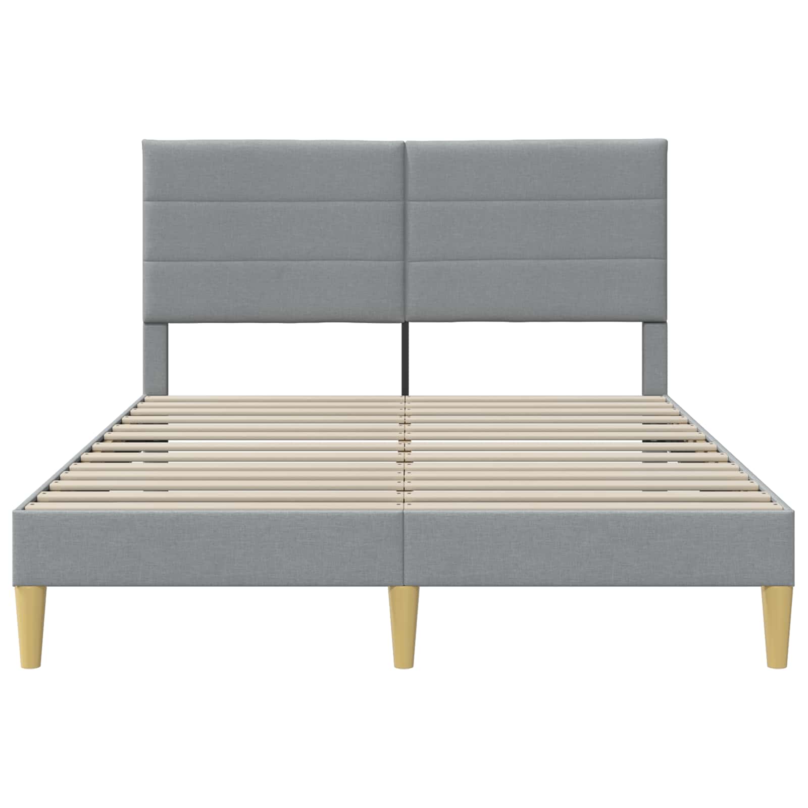 Struttura del letto Grigio Chiaro 160 x 200 cm Tessuto | homemem39