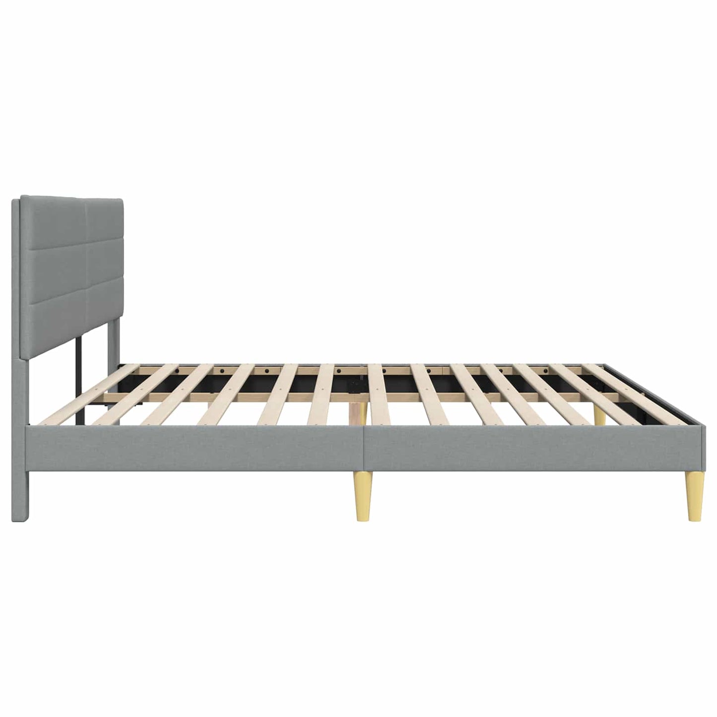 Struttura del letto Grigio Chiaro 180 x 200 cm Tessuto | homemem39