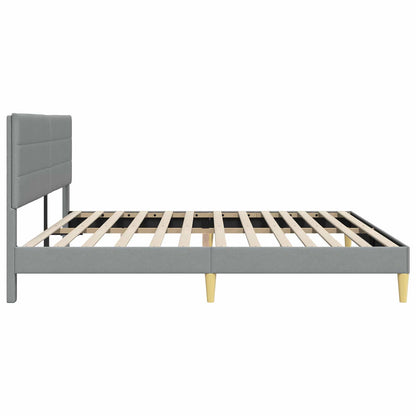 Struttura del letto Grigio Chiaro 180 x 200 cm Tessuto | homemem39