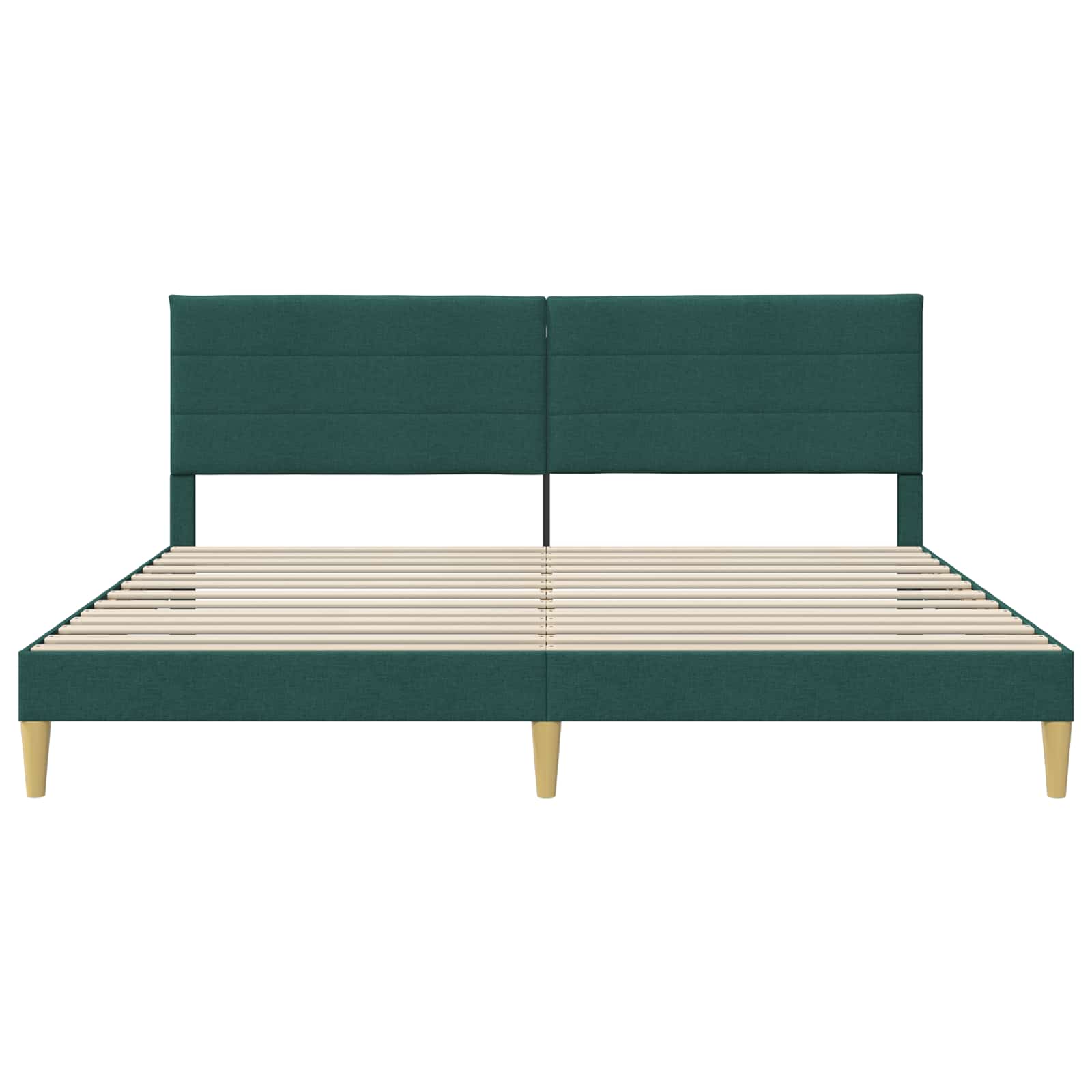 Struttura del letto Verde Scuro 180 x 200 cm Tessuto | homemem39