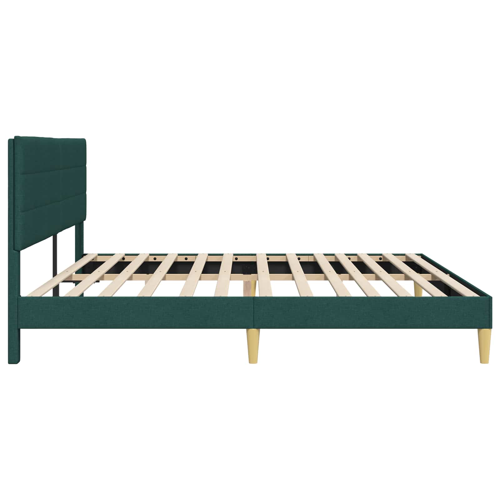 Struttura del letto Verde Scuro 180 x 200 cm Tessuto | homemem39