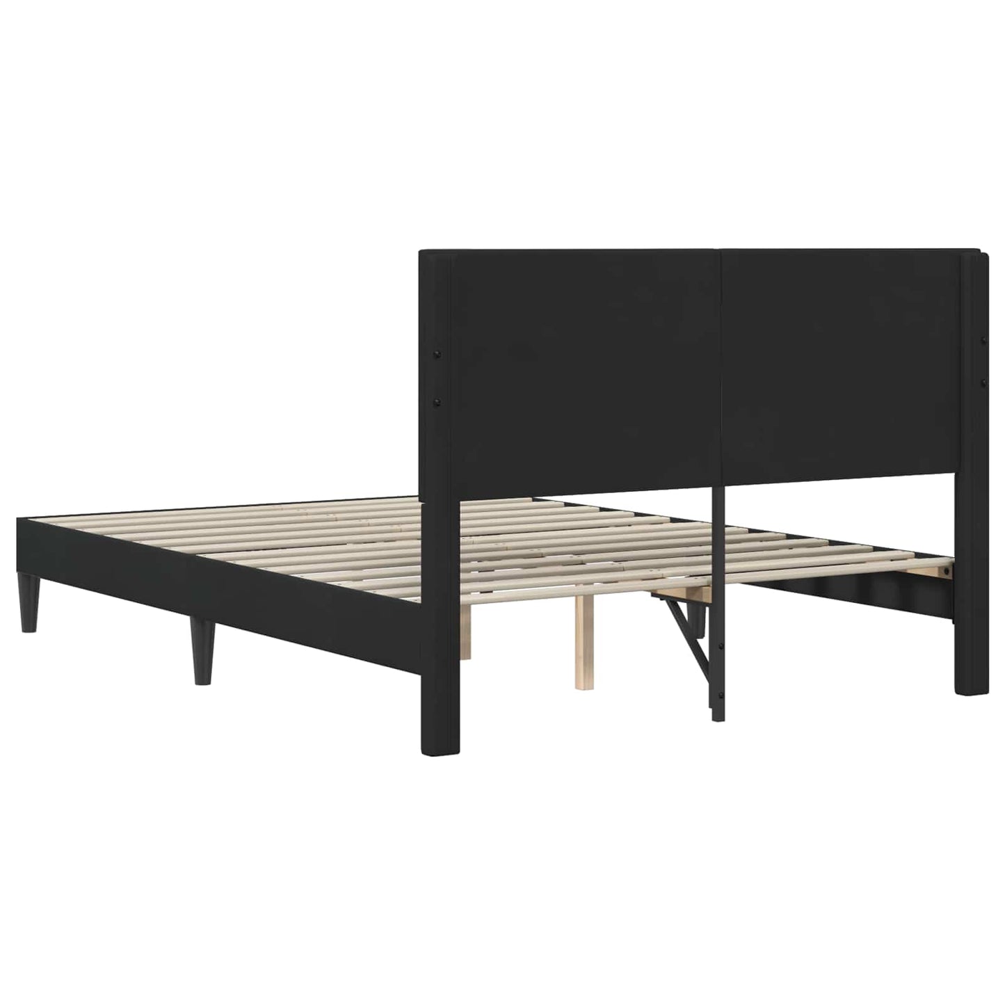 Struttura del letto con testiera Nero 120 x 190 cm Velluto | homemem39