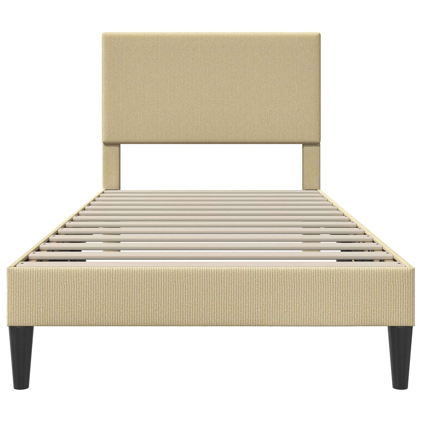 Struttura del letto Grigio Verde Chiaro 90 x 190 cm | homemem39