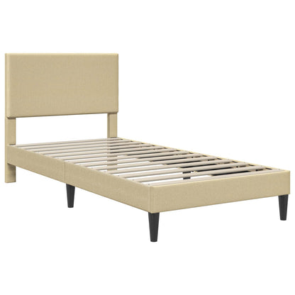 Struttura del letto Grigio Verde Chiaro 100 x 200 cm | homemem39