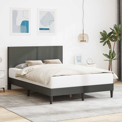 Struttura del letto Grigio Scuro 120 x 190 cm Tessuto in Cords | homemem39
