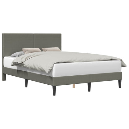 Struttura del letto Grigio Chiaro 140 x 190 cm Tessuto in Cords | homemem39