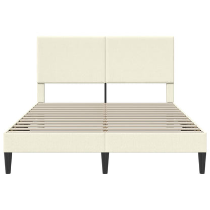 Struttura del letto Crema 140 x 200 cm Tessuto in Cords | homemem39