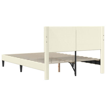 Struttura del letto Crema 160 x 200 cm Tessuto in Cords | homemem39