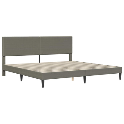 Struttura del letto Grigio Chiaro 200 x 200 cm Tessuto in Cords