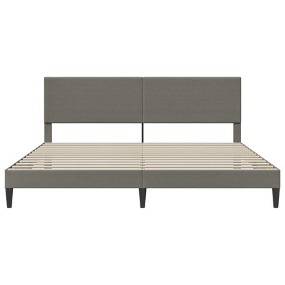 Struttura del letto Grigio Chiaro 200 x 200 cm Tessuto in Cords