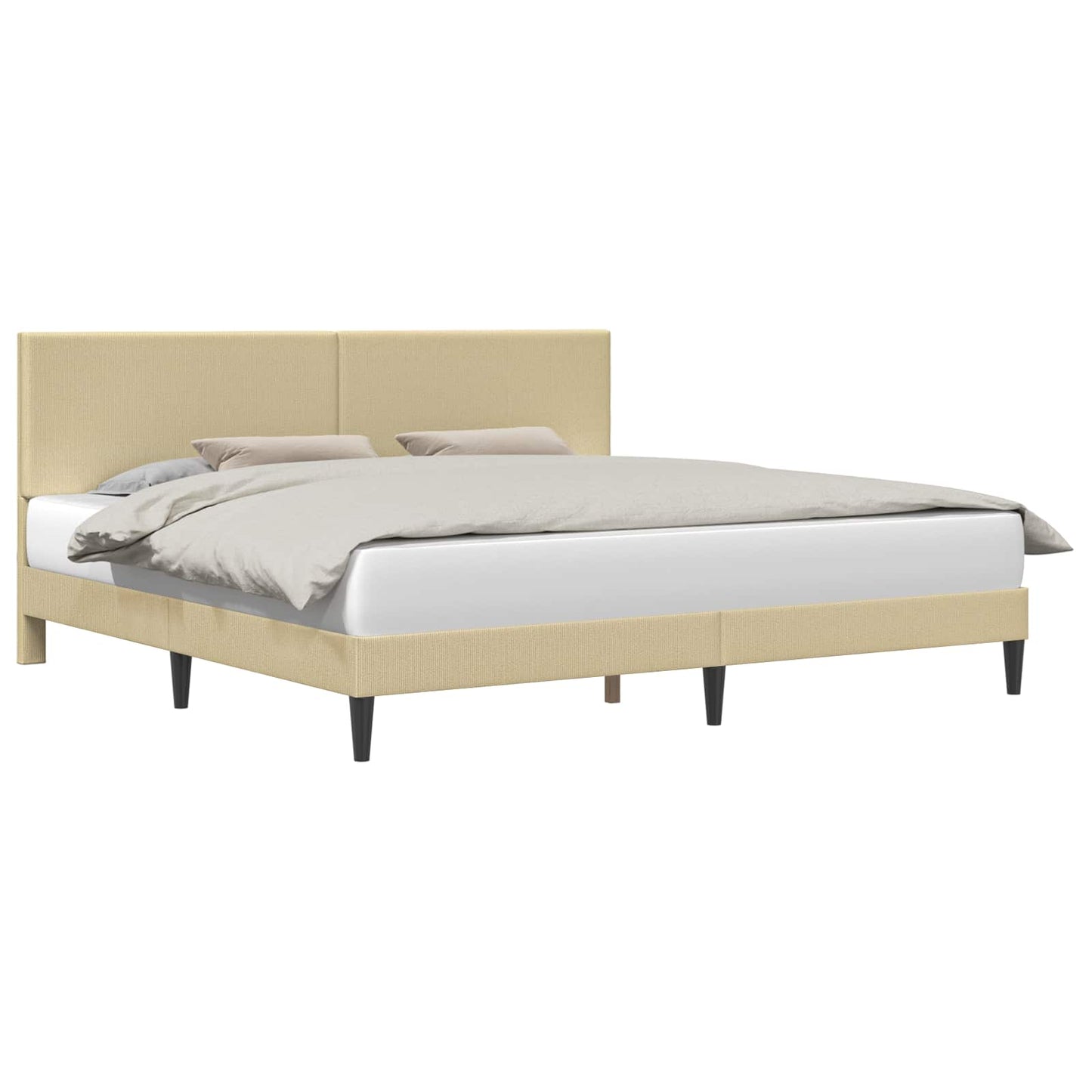 Struttura del letto Grigio Verde Chiaro 200 x 200 cm