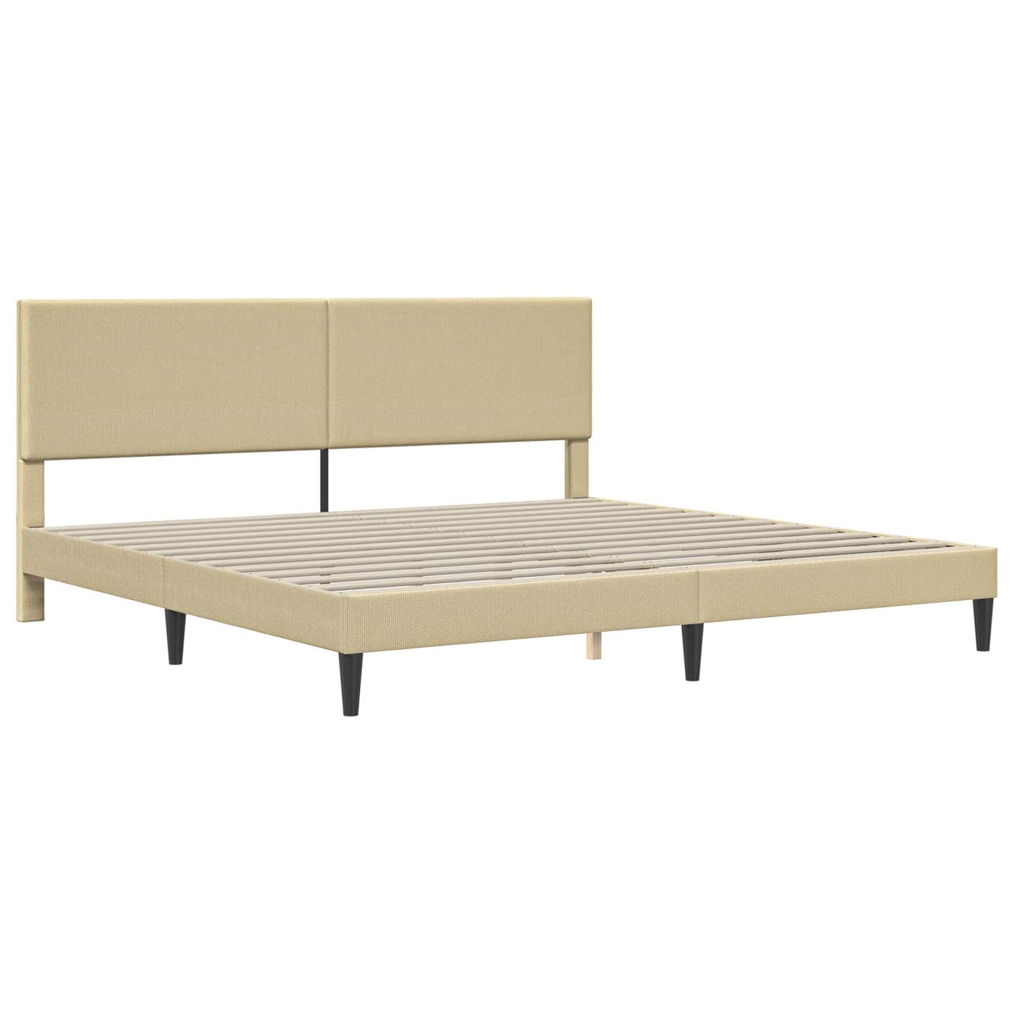 Struttura del letto Grigio Verde Chiaro 200 x 200 cm