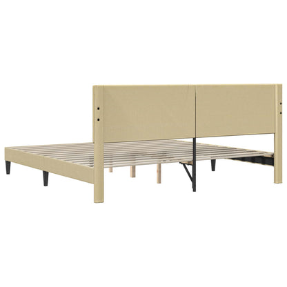 Struttura del letto Grigio Verde Chiaro 200 x 200 cm