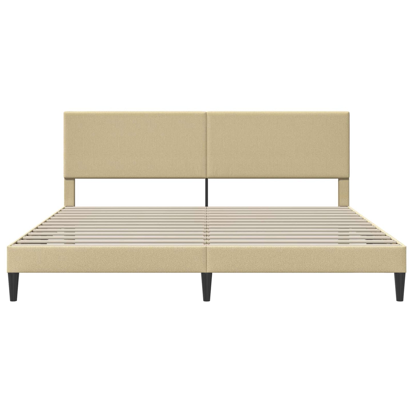 Struttura del letto Grigio Verde Chiaro 200 x 200 cm