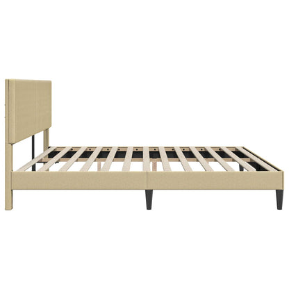Struttura del letto Grigio Verde Chiaro 200 x 200 cm