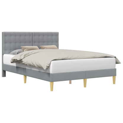 Struttura del letto Grigio Chiaro 120 x 200 cm Tessuto | homemem39